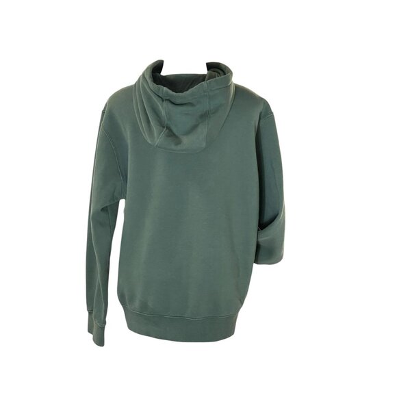 Nike Womens Green Half-Zip Hoodie Sweatshirt Size Small Cotton Blend Hooded With - Picture 2 of 13